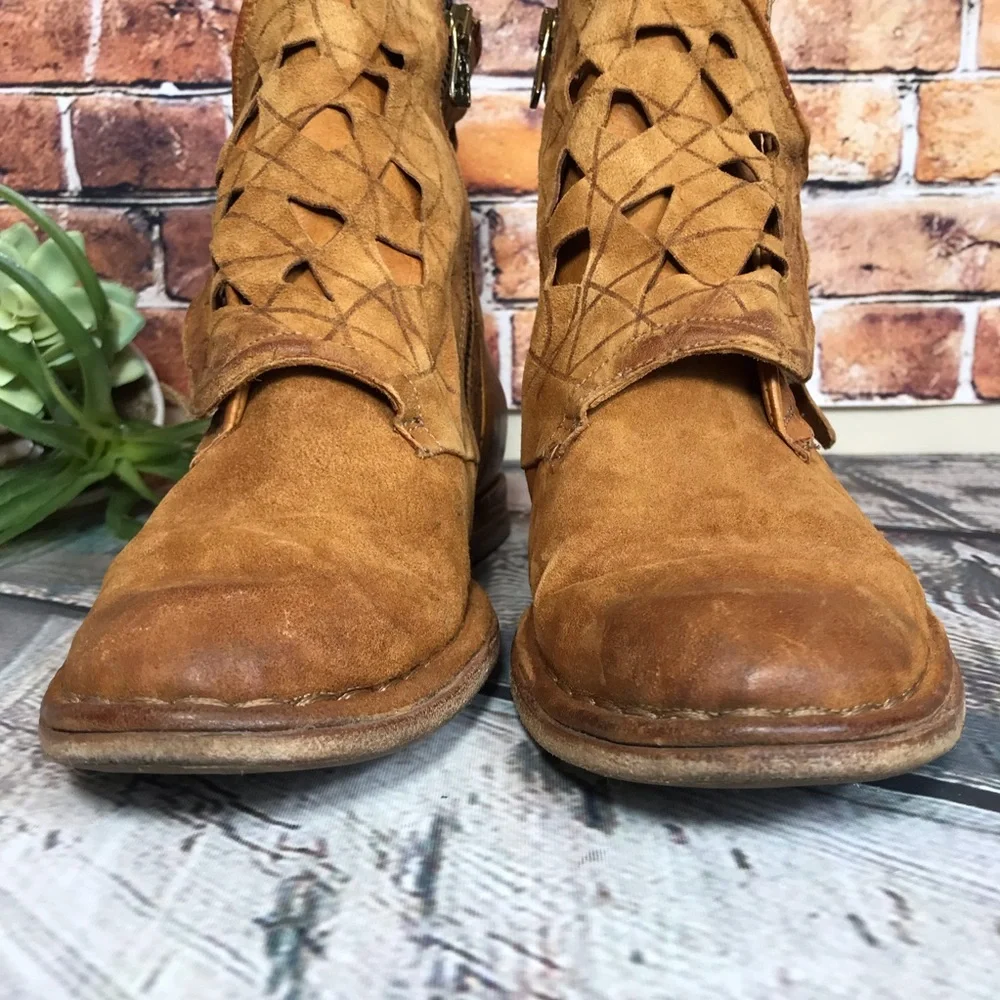 ๐๐ธ A.S 98 Nellyn Leather Suede Bootie ๐ธ๐ - Picture 7 of 16